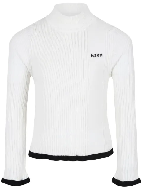 MSGM Kids ribbed sweater 