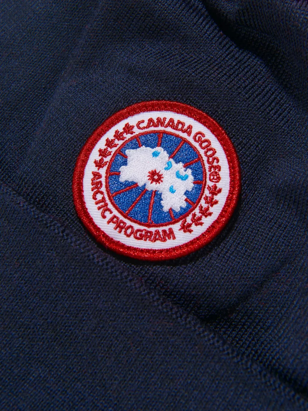 Canada Goose Kids Muts met pompon Blauw