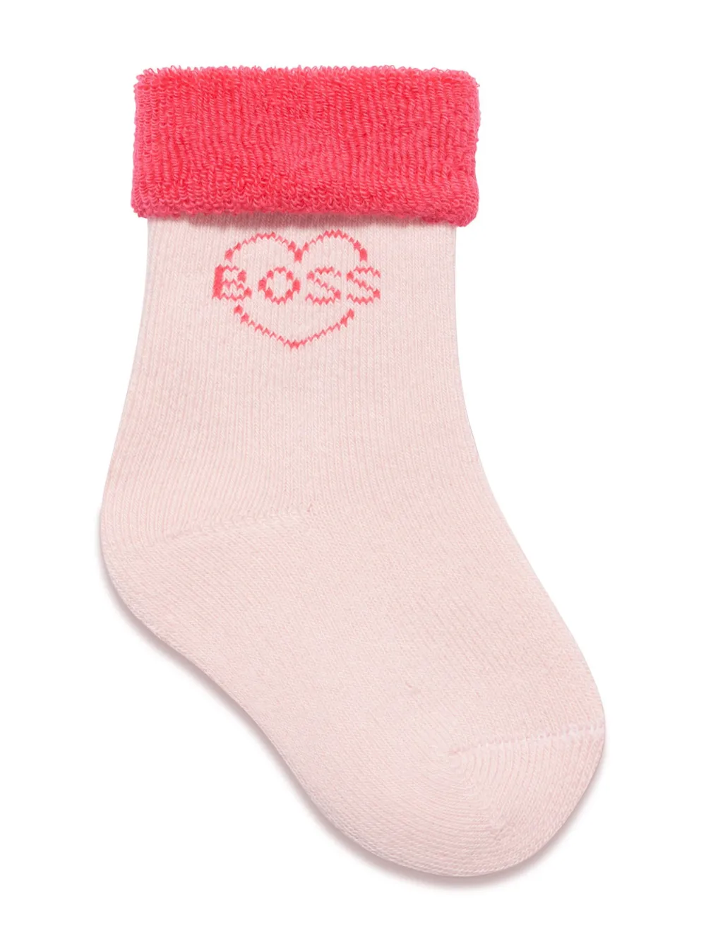 BOSS Kidswear Sokken met logo - Roze