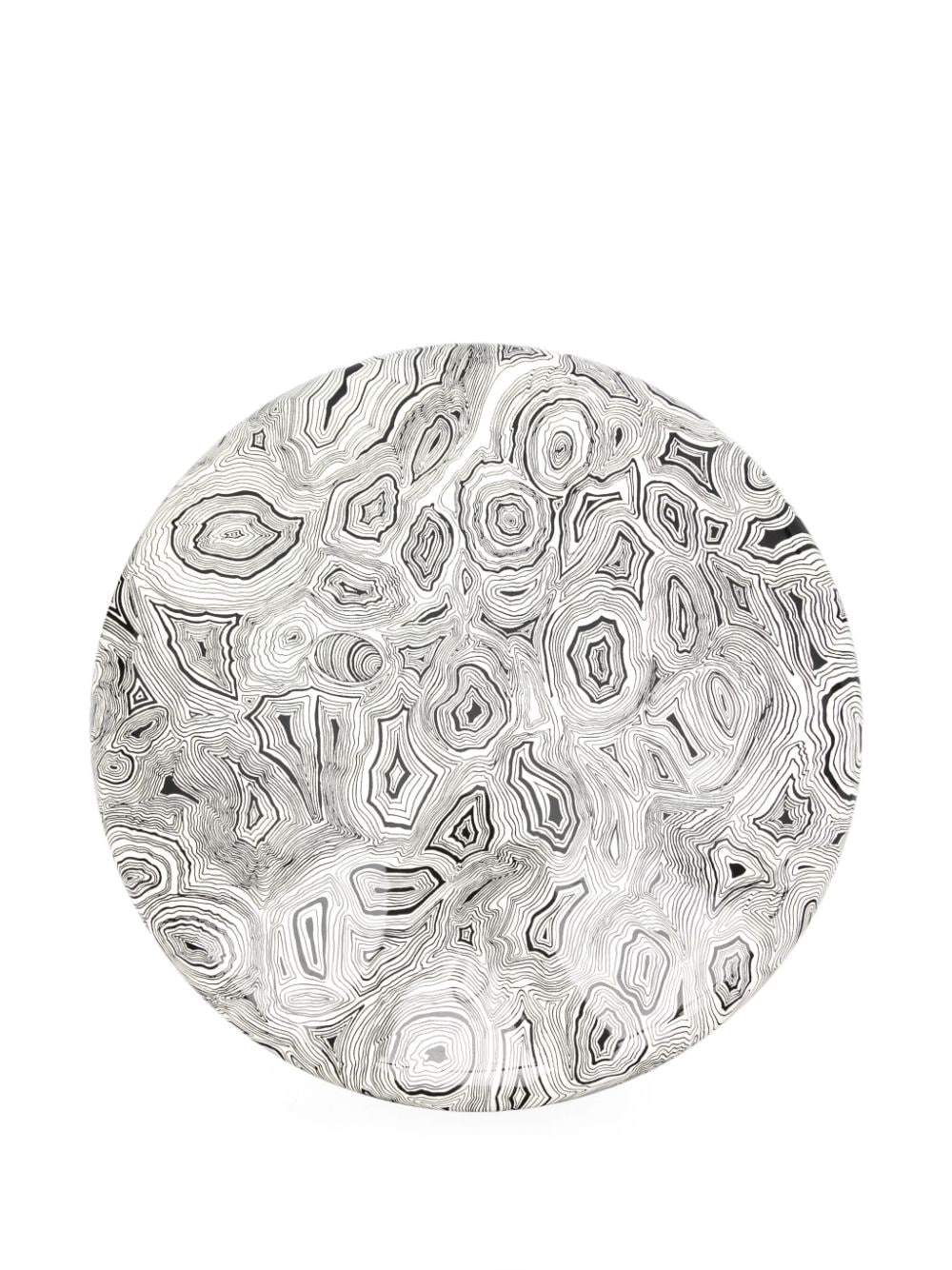 Fornasetti abstract-pattern coffee table (46cm x 37cm) - Wit