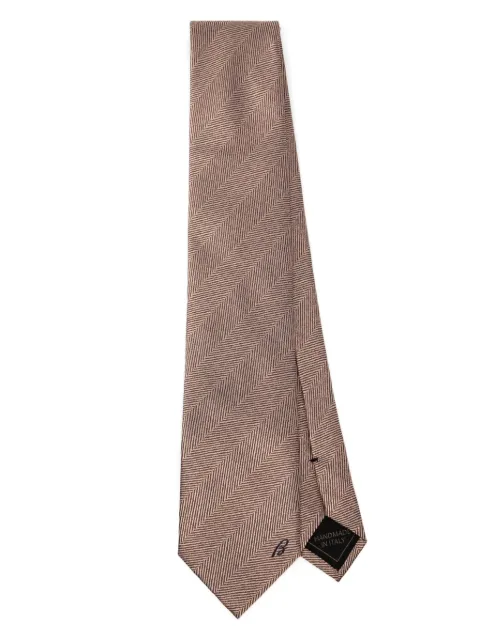 Brioni corbata con motivo de rayas