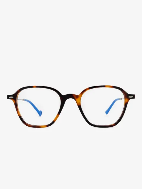 Eyepetizer tortoiseshell-pattern square-frame glasses