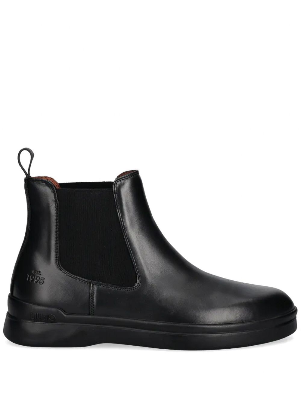 LIU JO leather Chelsea boots - Black