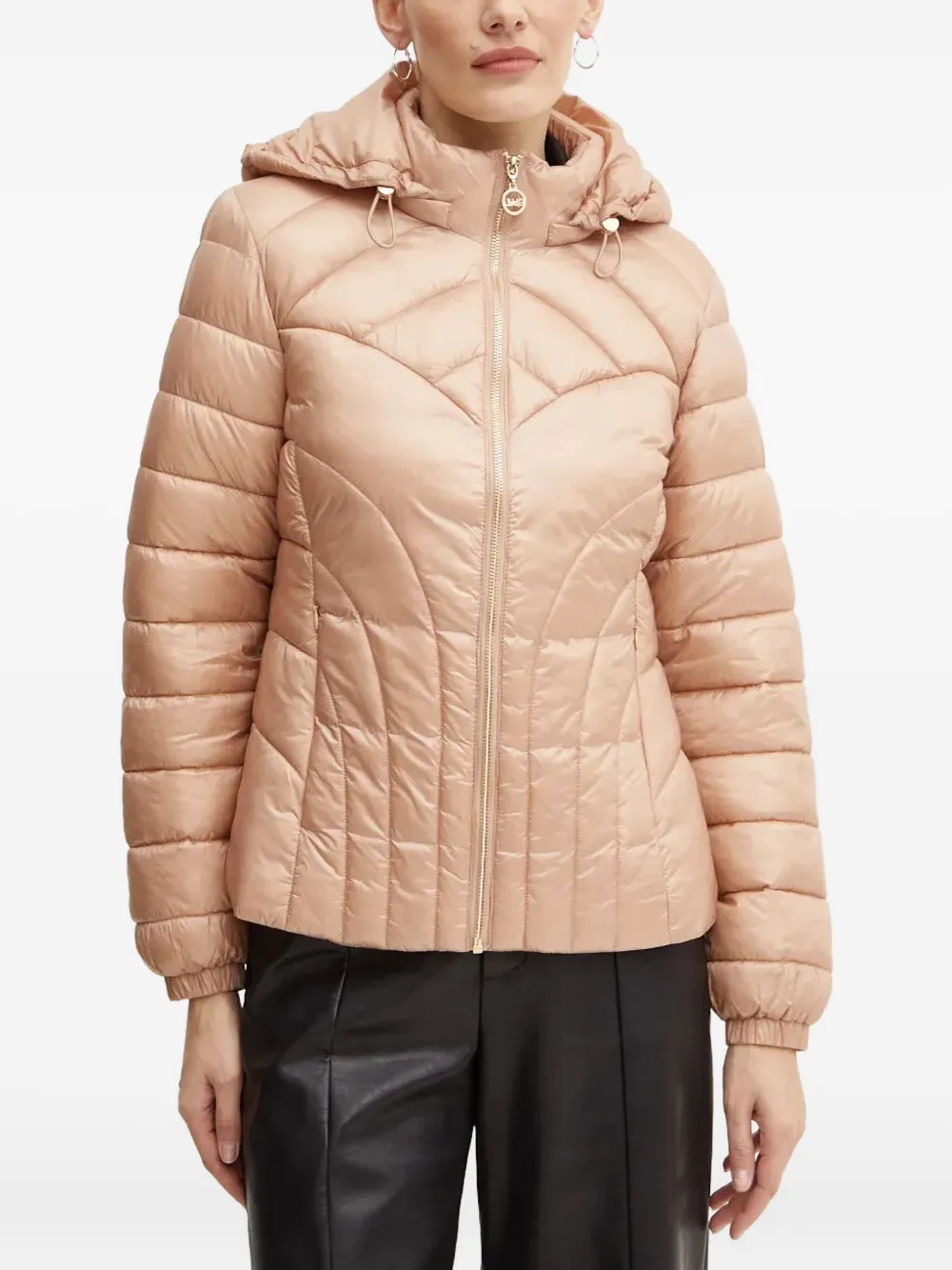 LIU JO zip-fastening quilted jacket | Neutrals | Image 1