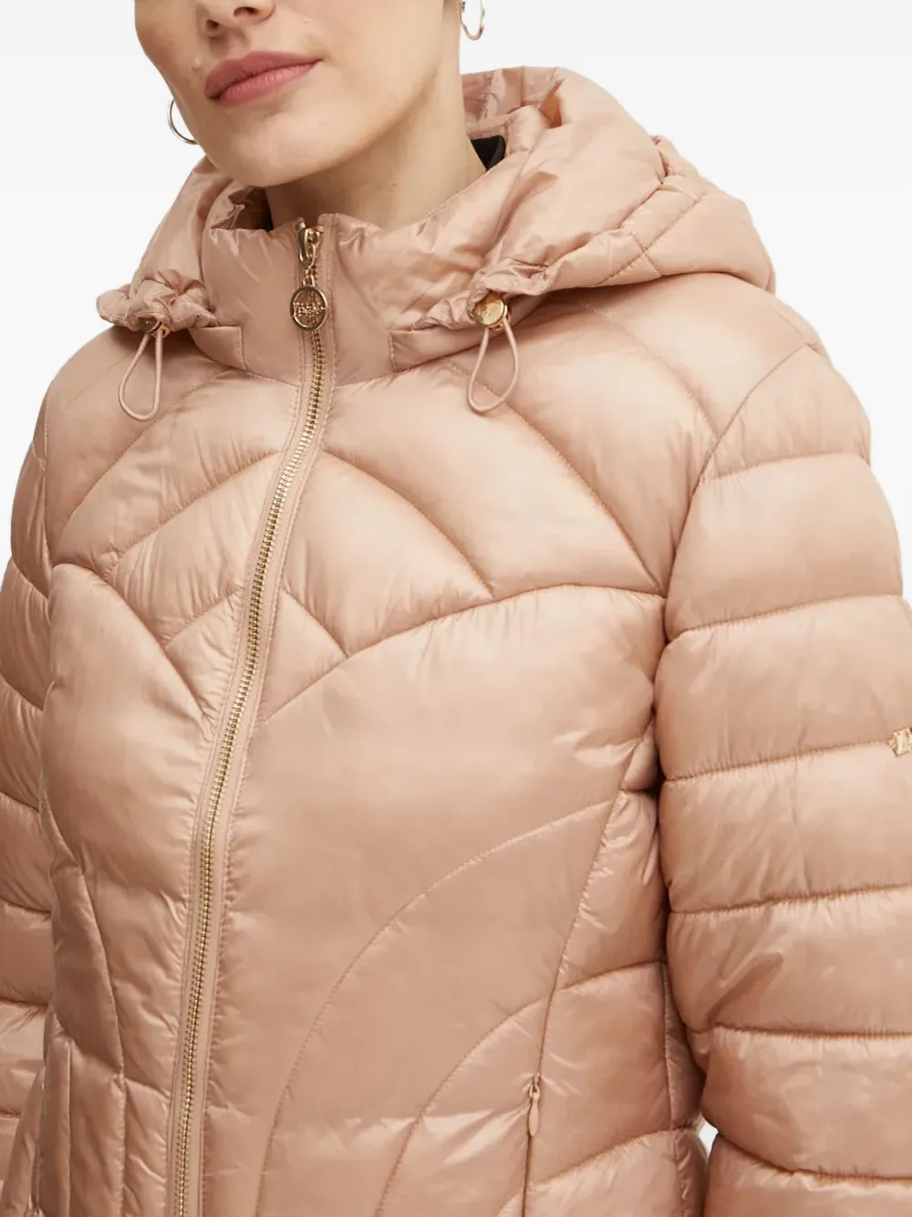 Liu •jo Zip-fastening Quilted Jacket In Neutral