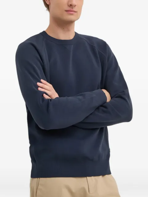 LIU JO long-sleeve logo-plaque sweater