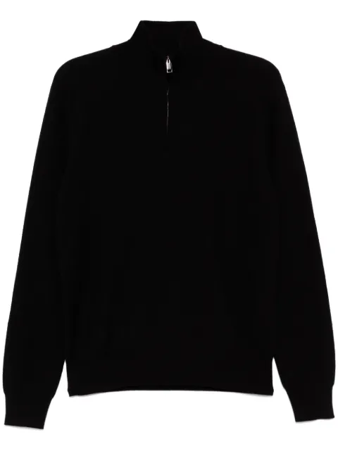 Brioni half-zip jumper