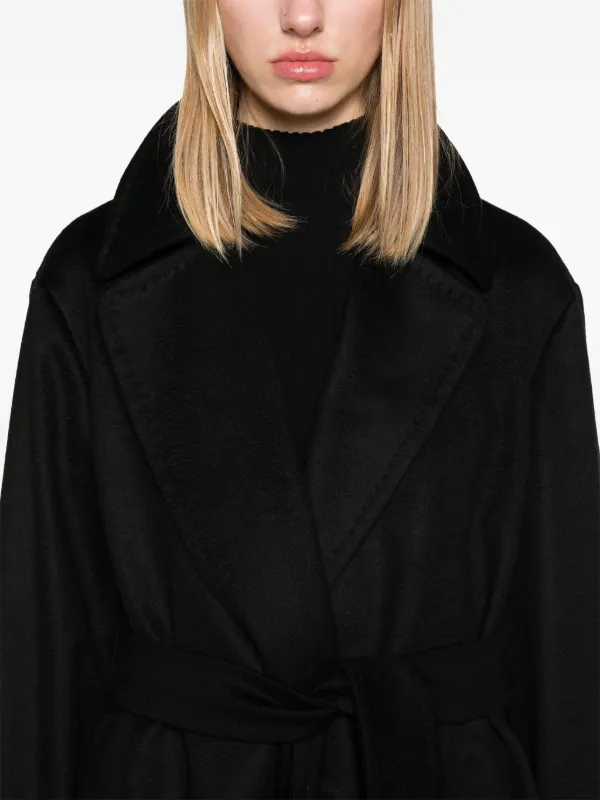 緊急セール【Max Mara】Tigre Coat★送料関税込 Max Mara Tigre Coat | Black | FARFETCH