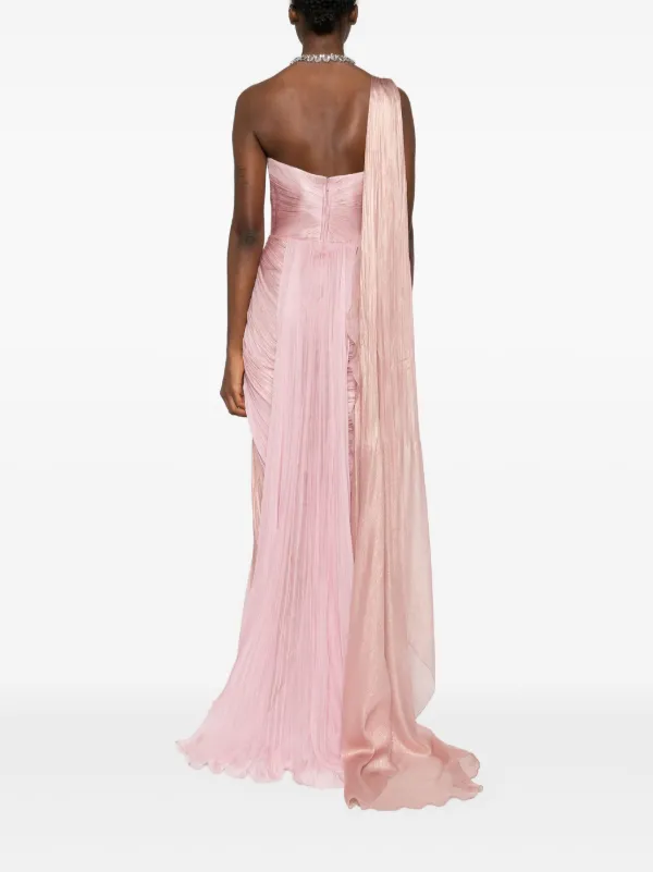 Maria Lucia Hohan Sleeveless Draped Silk Maxi Dress - Farfetch
