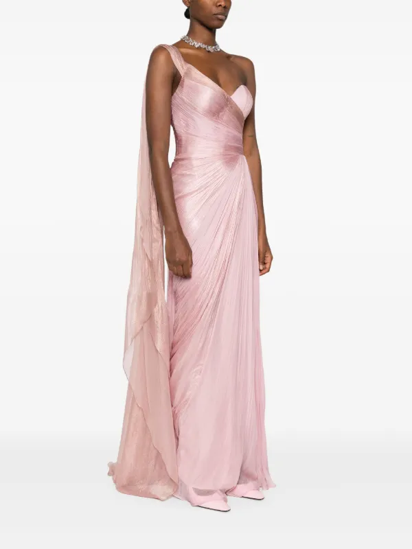 Maria Lucia Hohan Sleeveless Draped Silk Maxi Dress - Farfetch