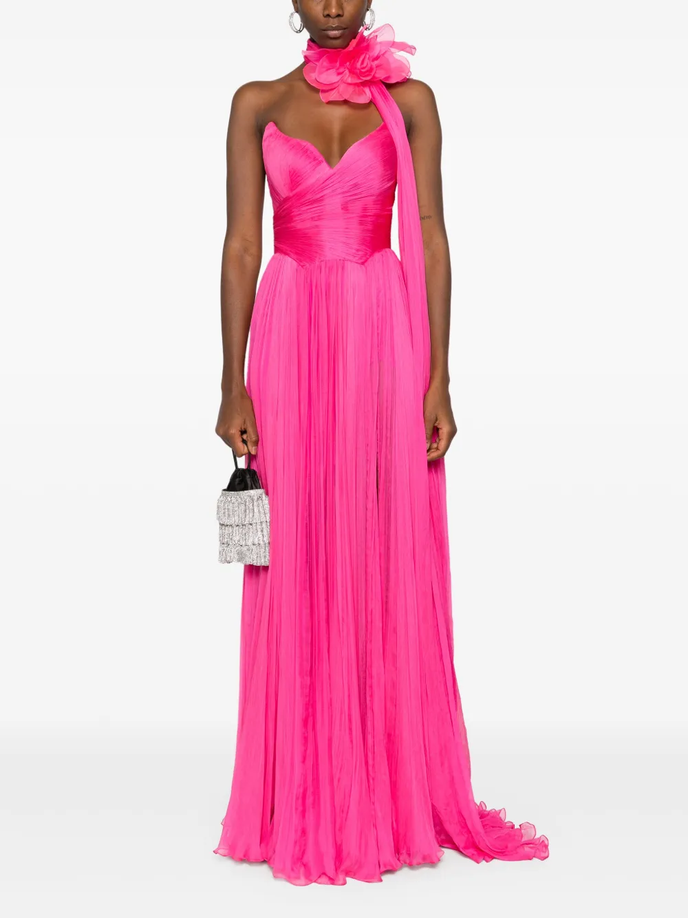 Iris Serban Celeste maxi dress - Roze