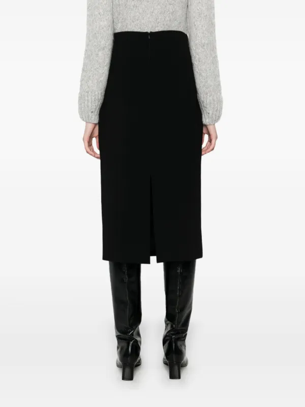 Max Mara Claudia Midi Skirt | Black | FARFETCH