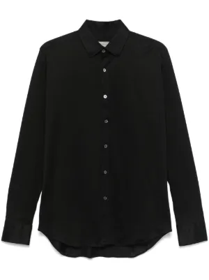 Emporio Armani ロングスリーブ シャツ | ブラック | FARFETCH JP