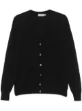 Canali fine-knit cardigan - Black