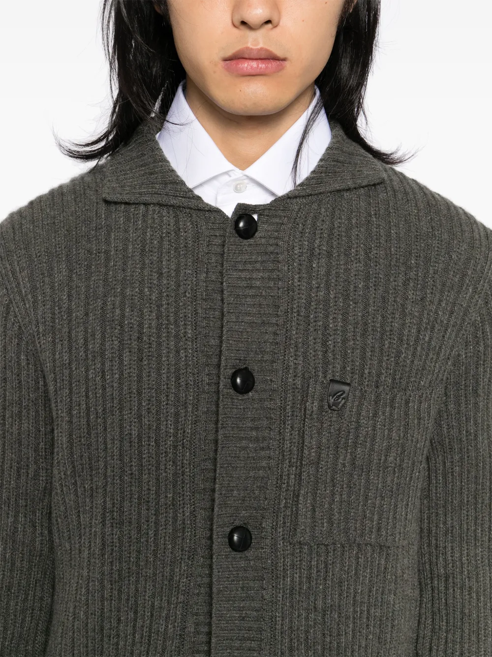 充実の品 | カーディガン ロングスリーブ Brioni グレー JP FARFETCH | トップス