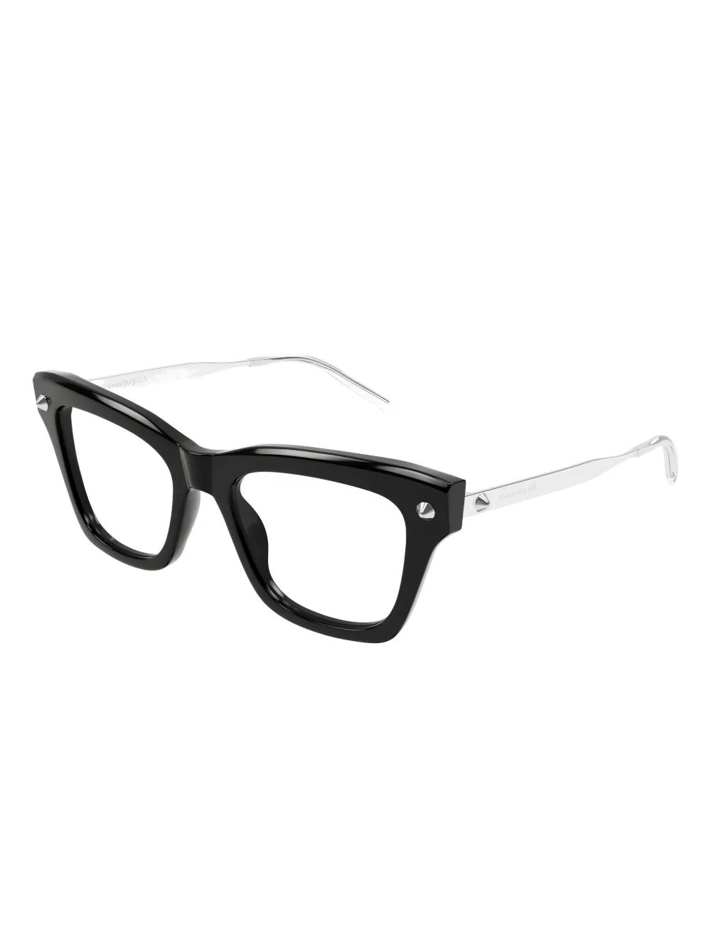 Alexander McQueen Eyewear Bril verfraaid met studs Zwart
