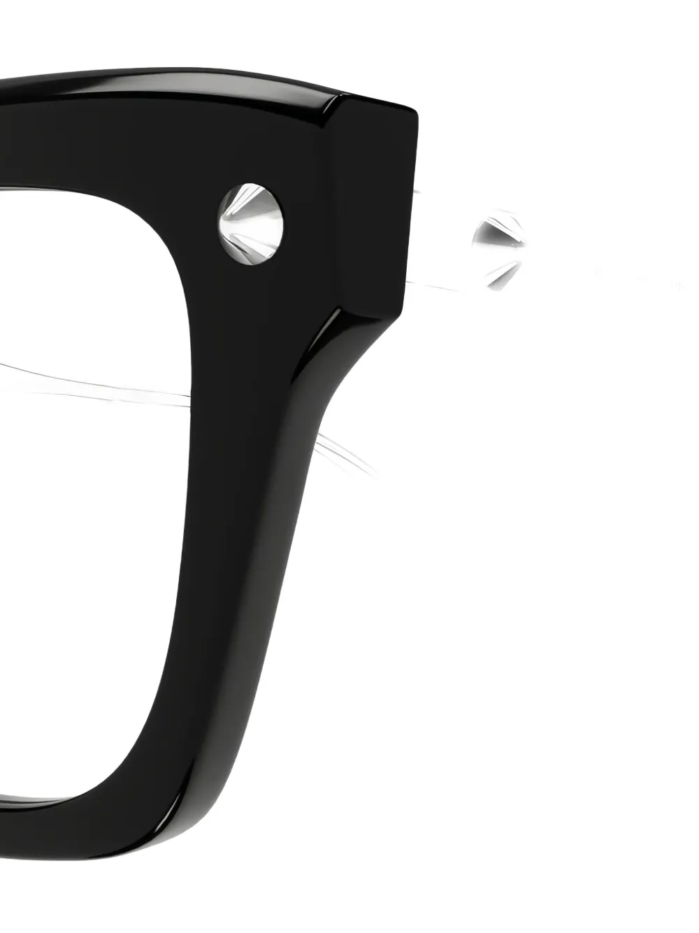 Alexander McQueen Eyewear Bril verfraaid met studs Zwart