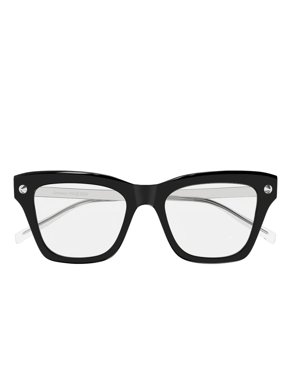 Alexander McQueen Eyewear Bril verfraaid met studs Zwart