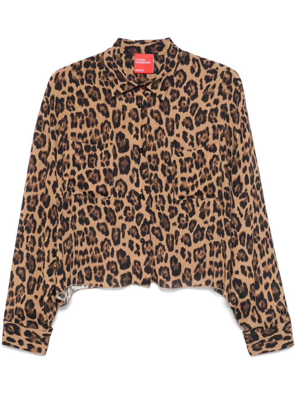 leopard-print shirt