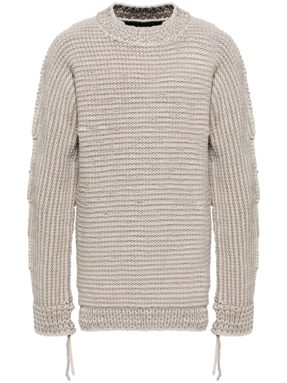 hand-knitted jumper