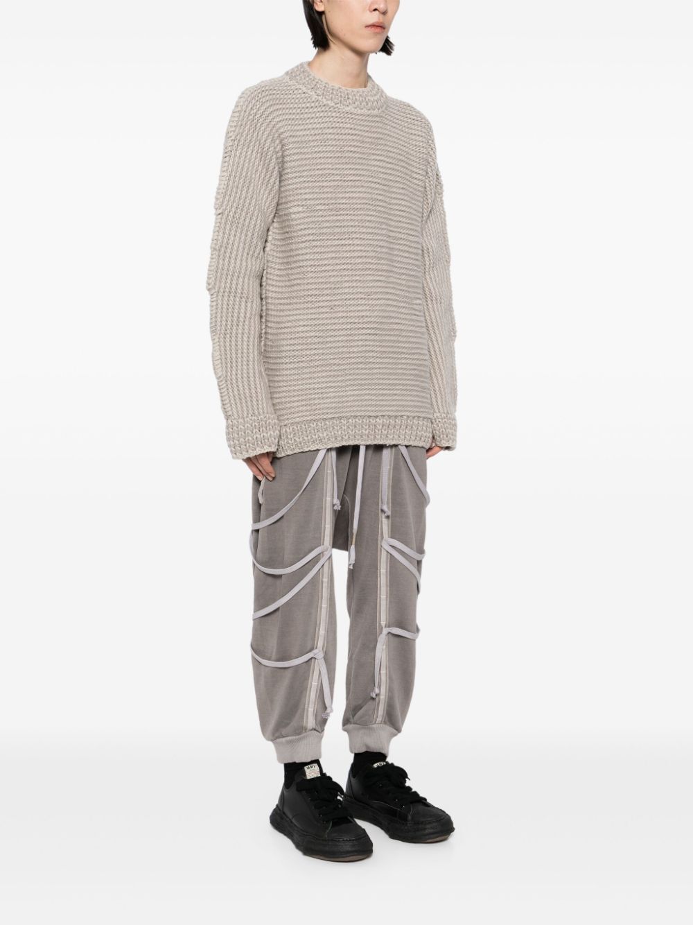 BORIS BIDJAN SABERI HAND-KNITTED JUMPER 