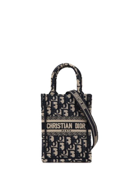 Christian Dior 2022 Mini Oblique Vertical Book Tote satchel Women