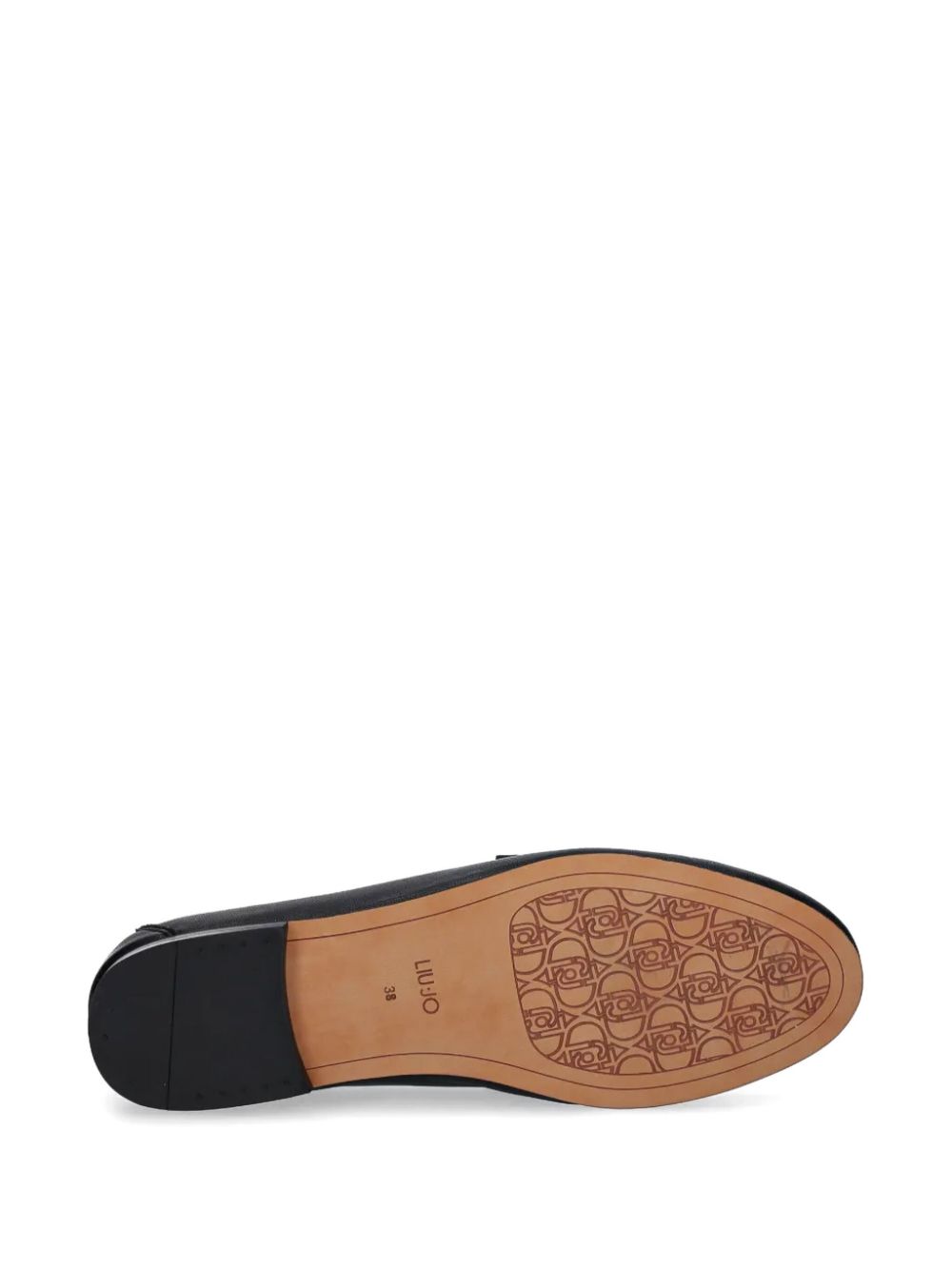 LIU JO Loafers met logoplakkaat Zwart