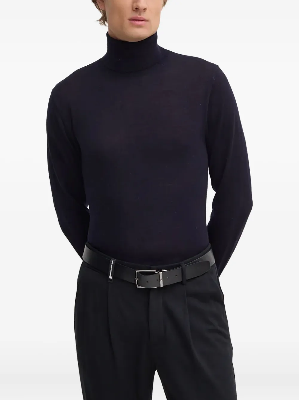 LIU JO roll-neck long-sleeve sweater | Blue | Image 1