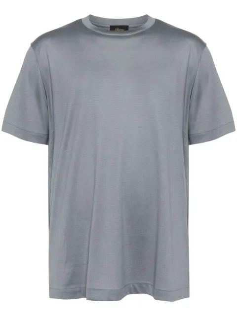 Brioni playera con cuello redondo