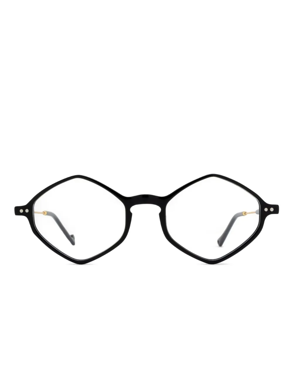 Eyepetizer geometric-frame glasses | Black | Image 1