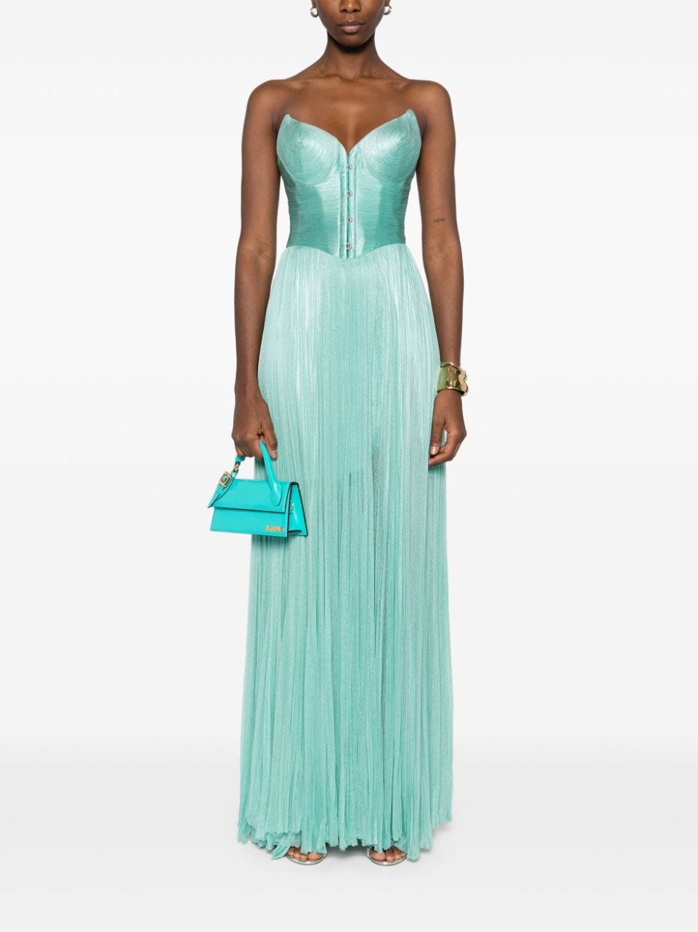 Iris Serban Ava maxi dress - Groen