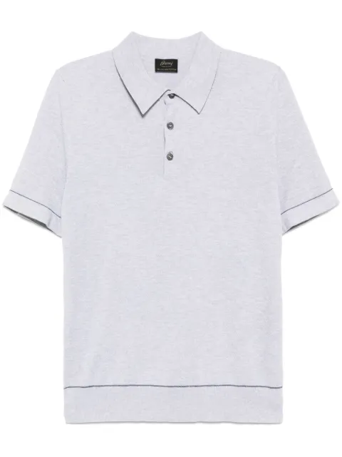 Brioni short-sleeved polo shirt