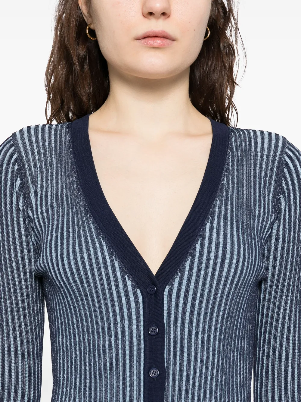 STAUD Shoko midi-jurk Blauw