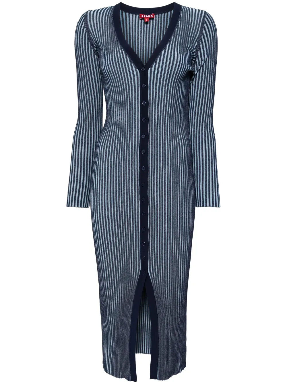 STAUD vestido midi Shoko | azul | Image 1