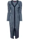 STAUD Shoko midi dress - Blue