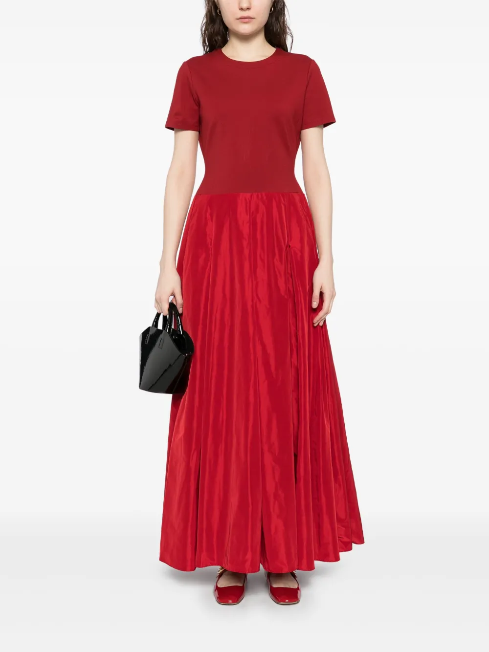 STAUD Hopper maxi-jurk - Rood