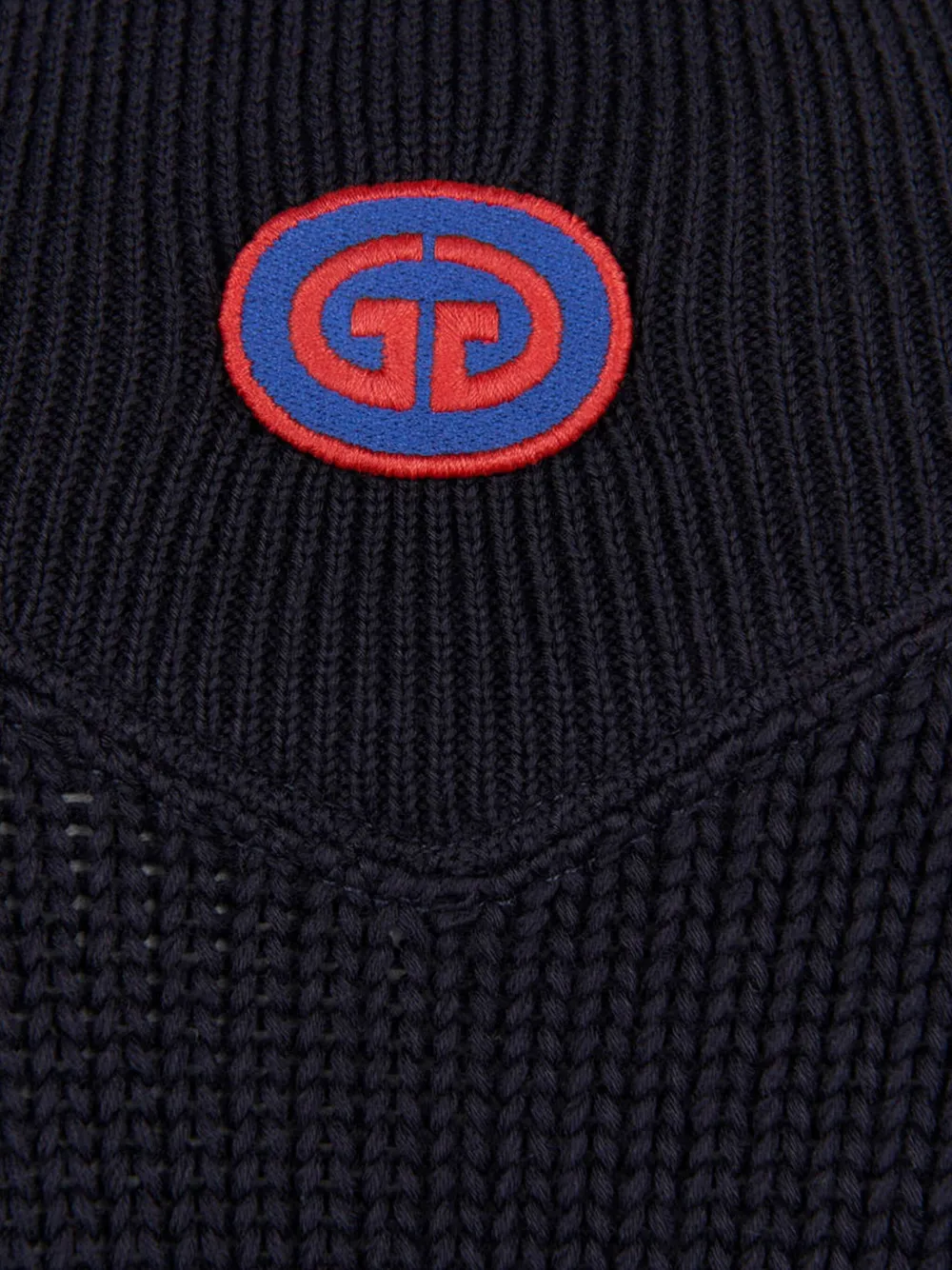 Gucci Kids Trui met logo-applicatie Zwart