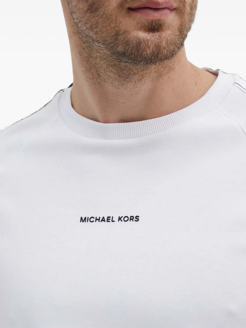 Michael Kors Sweater met logo-print Wit