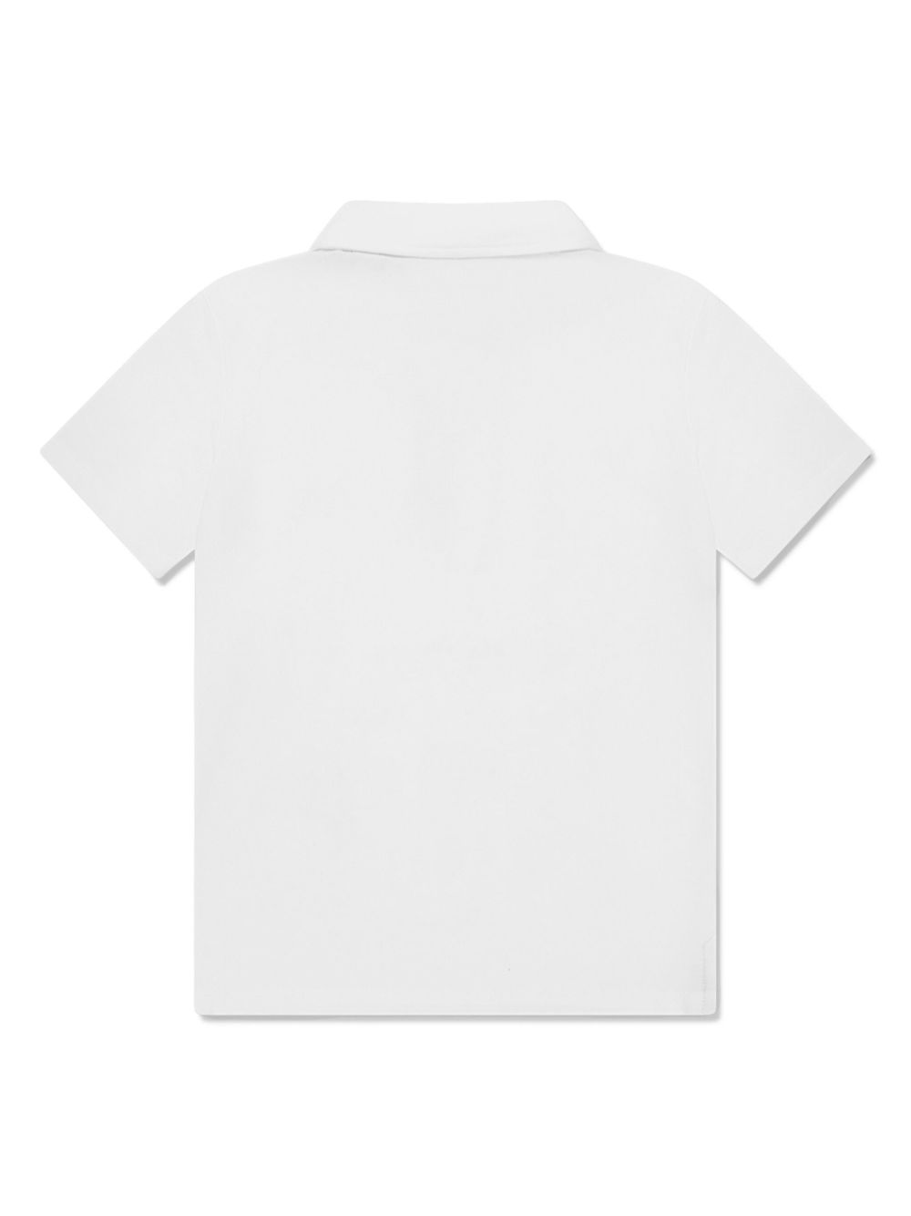 guess kids cotton polo shirt - Wit