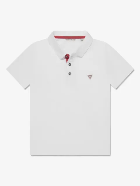 guess kids cotton polo shirt