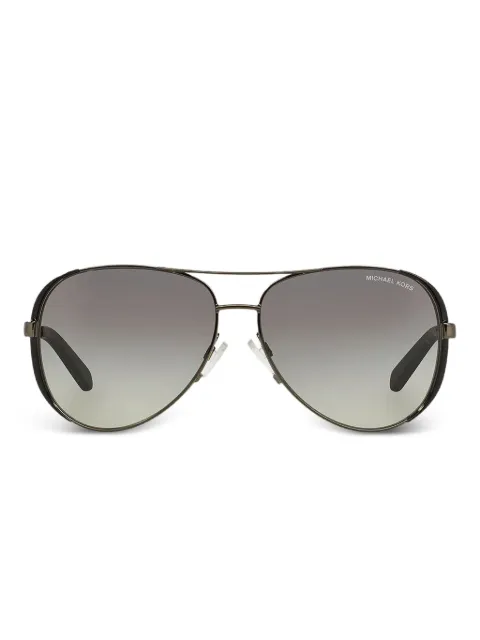 Michael Kors lentes de sol estilo piloto con armazón metálica