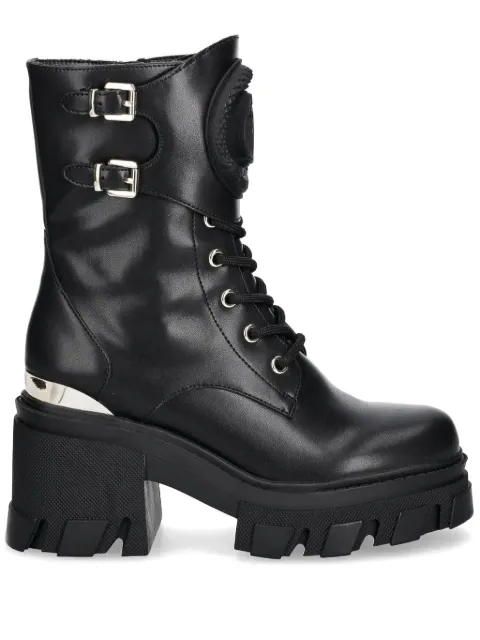 Just Cavalli logo-embossed boots