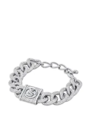Diesel Dx1633040 chain-link Bracelet | Grey | FARFETCH