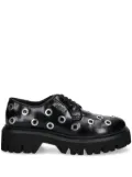 MSGM stud-embellished oxford shoes - Black