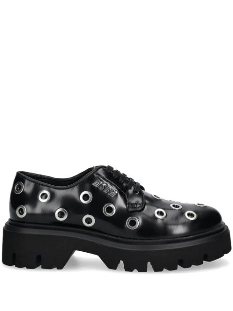 MSGM stud-embellished oxford shoes