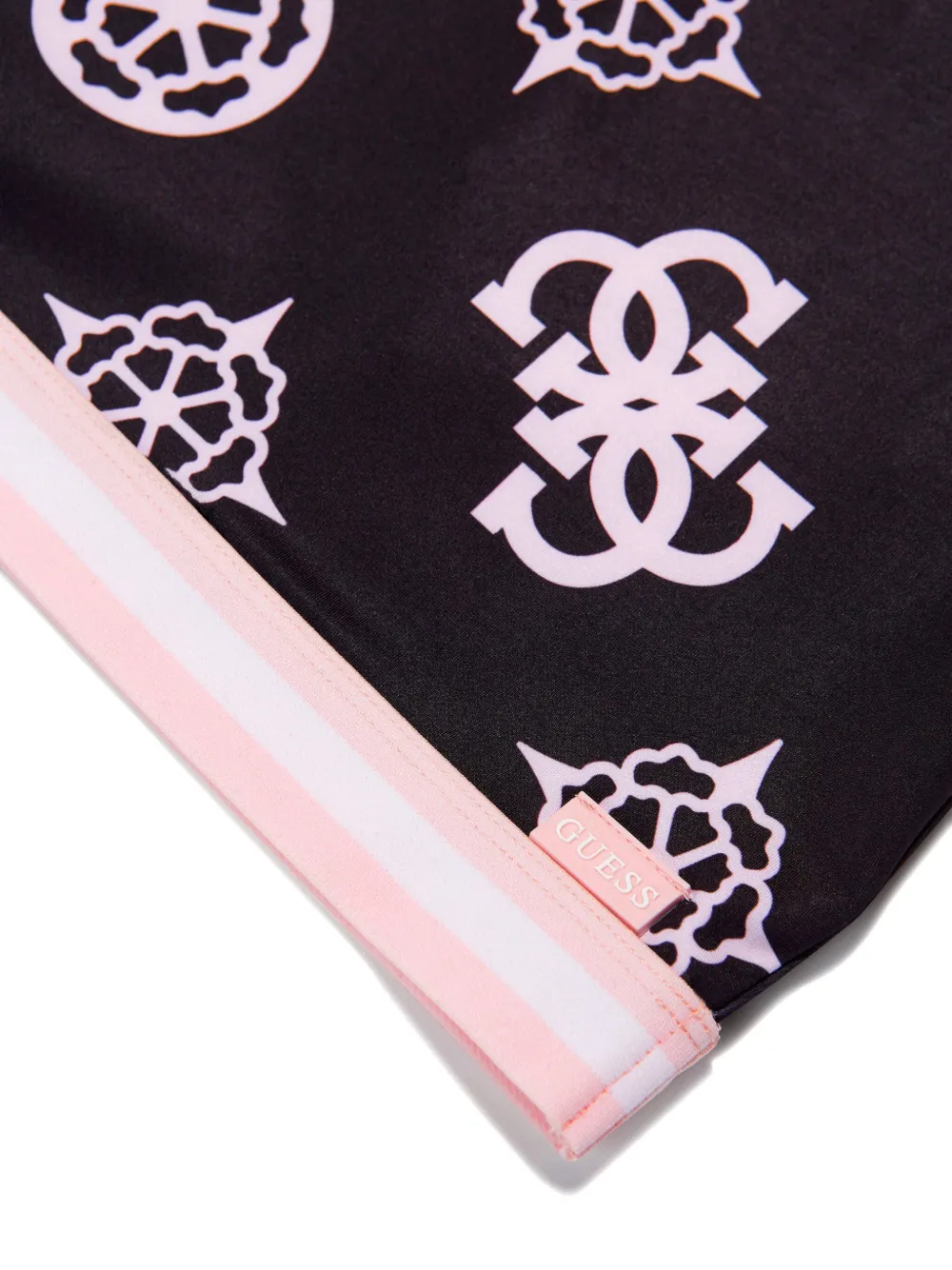 guess kids tanktop met 4G logo Zwart