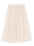 Il Gufo tulle maxi skirt - Neutrals