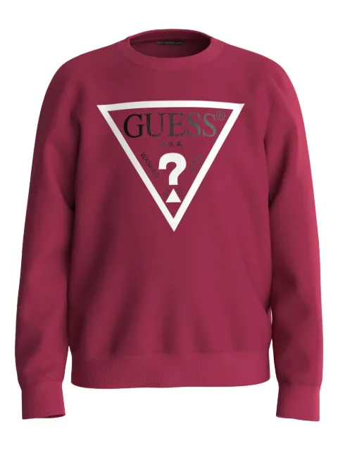 guess kids sudadera con logo triangular