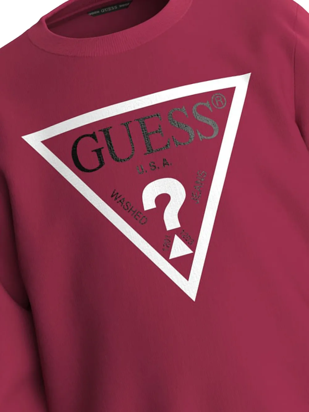guess kids Sweater met logo Rood