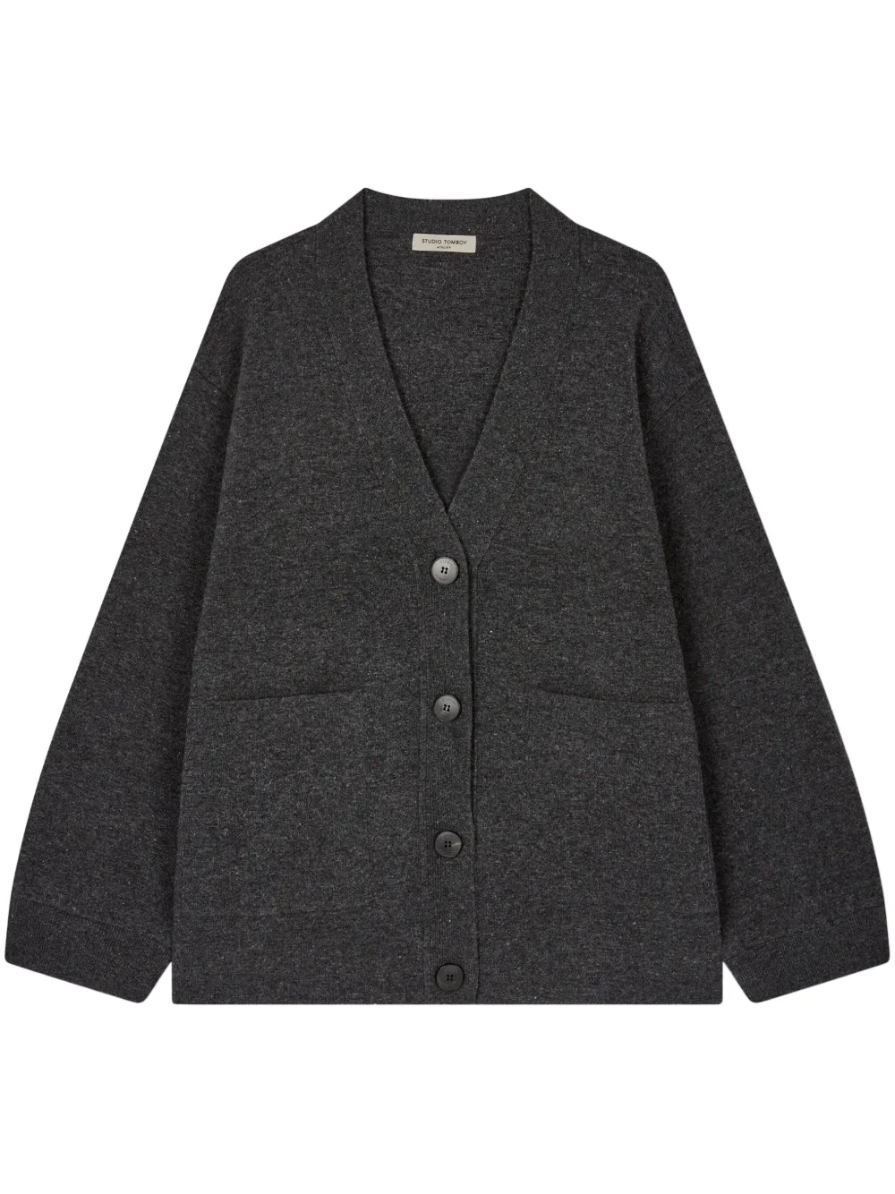 STUDIO TOMBOY V-neck cardigan | Grey | Image 1